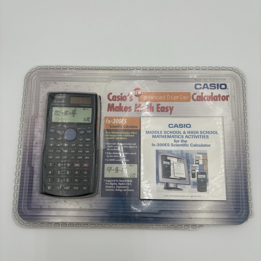 Casio's‎ Makes Math Easy fx-300ES Scientific Calculator